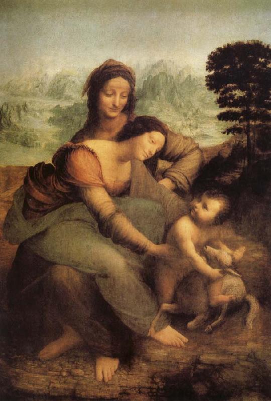 LEONARDO da Vinci The Virgin and St Anne China oil painting art